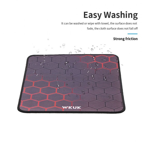 Gaming Mouse Pad Rubber Mouse Pad Anti-skid Wear-resistant Mouse Pad with Locking Edge Design for Office and Home Gaming Mouse Pad Rubber Mouse Pad Anti-skid Wear-resistant Mouse Pad with Locking Edge Design for Office and Home