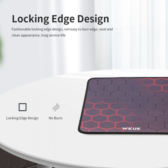 Gaming Mouse Pad Rubber Mouse Pad Anti-skid Wear-resistant Mouse Pad with Locking Edge Design for Office and Home Gaming Mouse Pad Rubber Mouse Pad Anti-skid Wear-resistant Mouse Pad with Locking Edge Design for Office and Home