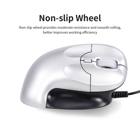 6D Wireless Optical Mouse Vertical Mouse 2.4GHz Gaming Mouse 6 Keys Ergonomic Design Mouse for PC Laptop Black+Silver 6D Wireless Optical Mouse Vertical Mouse 2.4GHz Gaming Mouse 6 Keys Ergonomic Design Mouse for PC Laptop Black+Silver
