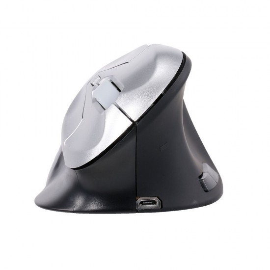 6D Wireless Optical Mouse Vertical Mouse 2.4GHz Gaming Mouse 6 Keys Ergonomic Design Mouse for PC Laptop Black+Silver 6D Wireless Optical Mouse Vertical Mouse 2.4GHz Gaming Mouse 6 Keys Ergonomic Design Mouse for PC Laptop Black+Silver