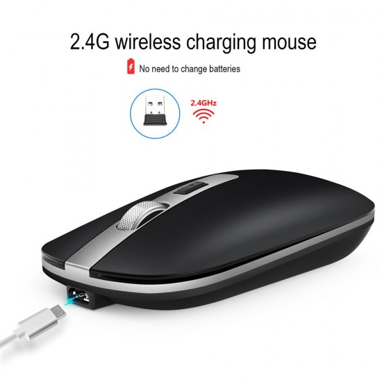 M30 Rechargeable Wireless Mouse 2.4GHz Mice 1600DPI Metal Scroll Wheel For Working Office Black M30 Rechargeable Wireless Mouse 2.4GHz Mice 1600DPI Metal Scroll Wheel For Working Office Black