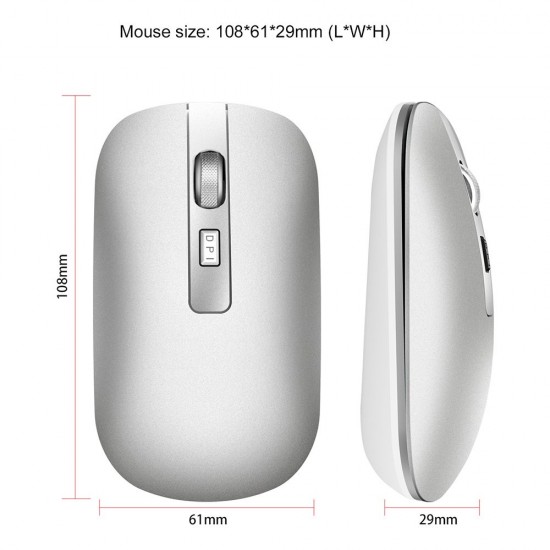 M30 Rechargeable Wireless Mouse 2.4GHz Mice 1600DPI Metal Scroll Wheel For Working Office Black M30 Rechargeable Wireless Mouse 2.4GHz Mice 1600DPI Metal Scroll Wheel For Working Office Black