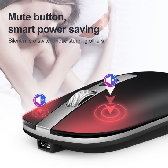 M30 Rechargeable Wireless Mouse 2.4GHz Mice 1600DPI Metal Scroll Wheel For Working Office Black M30 Rechargeable Wireless Mouse 2.4GHz Mice 1600DPI Metal Scroll Wheel For Working Office Black
