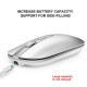 M30 Rechargeable Wireless Mouse 2.4GHz Mice 1600DPI Metal Scroll Wheel For Working Office Black M30 Rechargeable Wireless Mouse 2.4GHz Mice 1600DPI Metal Scroll Wheel For Working Office Black