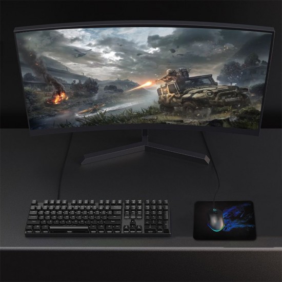 Mouse Pad Rubber Mouse Pad Durable Gaming Mouse Pad Wear-resistant Anti-skid Mouse Pad for Home Office Mouse Pad Rubber Mouse Pad Durable Gaming Mouse Pad Wear-resistant Anti-skid Mouse Pad for Home Office