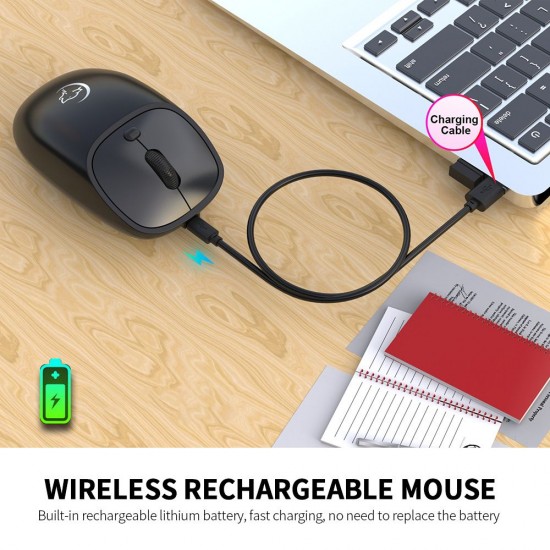 YWYT G850 2.4GHz Wireless Mouse 2400DPI Optical Mouse Rechargeable Mute Office Mouse Ergonomic Mouse for PC Laptop YWYT G850 2.4GHz Wireless Mouse 2400DPI Optical Mouse Rechargeable Mute Office Mouse Ergonomic Mouse for PC Laptop