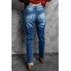 Sunflower Patchwork Straight Leg Distressed Jeans Sunflower Patchwork Straight Leg Distressed Jeans