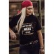 Black Letters Print Rolled Sleeve T-shirt Black Letters Print Rolled Sleeve T-shirt