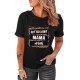 Black Letters Print Rolled Sleeve T-shirt Black Letters Print Rolled Sleeve T-shirt