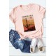 Pink JOSHUA TREE Graphic Print Short Sleeve Graphic Tee Pink JOSHUA TREE Graphic Print Short Sleeve Graphic Tee