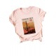 Pink JOSHUA TREE Graphic Print Short Sleeve Graphic Tee Pink JOSHUA TREE Graphic Print Short Sleeve Graphic Tee