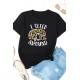Black I Sleep Around Leopard Car Printed Graphic T Shirt Black I Sleep Around Leopard Car Printed Graphic T Shirt