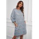 Grey Puff Sleeve Tunic Dress Grey Puff Sleeve Tunic Dress