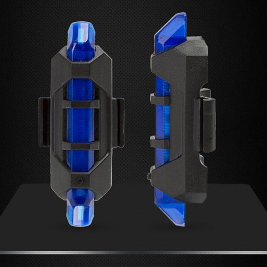 USB Rechargeable Rear Bicycle Light LED Bike Tail Lamp 4 Lighting Modes Weather Tight Design Built-in 160mAh Capacity Battery Cycling Light USB Rechargeable Rear Bicycle Light LED Bike Tail Lamp 4 Lighting Modes Weather Tight Design Built-in 160mAh Capacity Battery Cycling Light