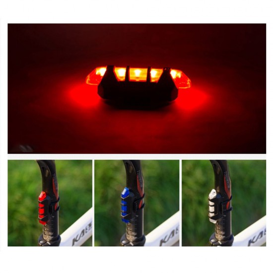 USB Rechargeable Rear Bicycle Light LED Bike Tail Lamp 4 Lighting Modes Weather Tight Design Built-in 160mAh Capacity Battery Cycling Light USB Rechargeable Rear Bicycle Light LED Bike Tail Lamp 4 Lighting Modes Weather Tight Design Built-in 160mAh Capacity Battery Cycling Light