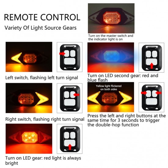 USB Charge Bike Turn Light No Wire Remote Control Bike Taillights Headlights Mountain Bike Riding Turn Light USB Charge Bike Turn Light No Wire Remote Control Bike Taillights Headlights Mountain Bike Riding Turn Light