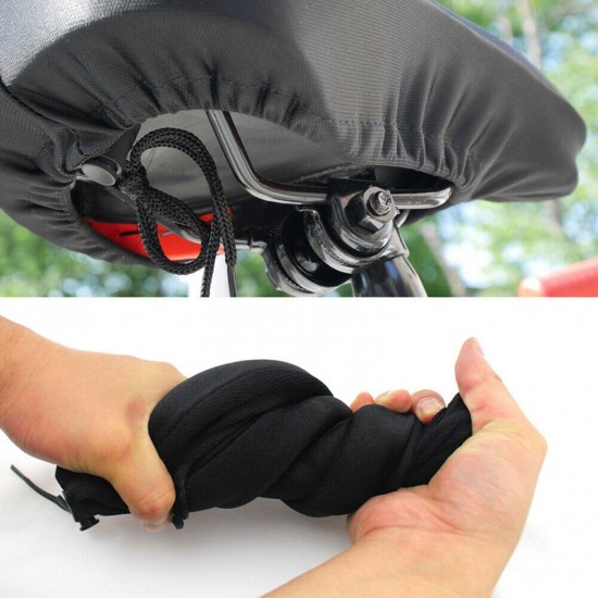 Bike Seat Cover Anti-skid Comfortable Undeformable Wear-resistant With Drawstring Bike Seat Cover Anti-skid Comfortable Undeformable Wear-resistant With Drawstring