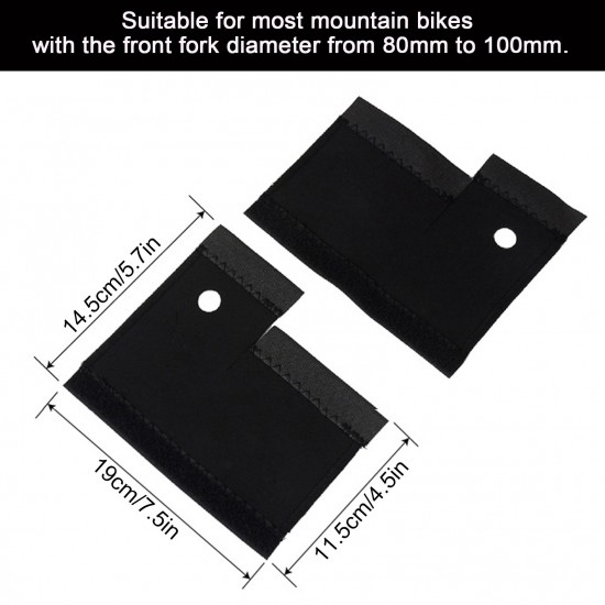 1 Pair Mountain Bike Front Fork Cover MTB Protective Pad Universal Quick Release Front Fork Sleeves 1 Pair Mountain Bike Front Fork Cover MTB Protective Pad Universal Quick Release Front Fork Sleeves