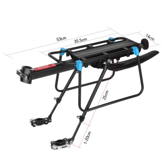 Quick Release Adjustable Bike Bicycle Cargo Rack Bike Rear Rack Mountain Road Bicycle Bike Cargo Luggage Carrier Rack with Fender Quick Release Adjustable Bike Bicycle Cargo Rack Bike Rear Rack Mountain Road Bicycle Bike Cargo Luggage Carrier Rack with Fender