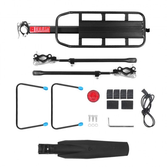 Quick Release Adjustable Bike Bicycle Cargo Rack Bike Rear Rack Mountain Road Bicycle Bike Cargo Luggage Carrier Rack with Fender Quick Release Adjustable Bike Bicycle Cargo Rack Bike Rear Rack Mountain Road Bicycle Bike Cargo Luggage Carrier Rack with Fender