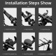 Bicycle Rest Handlebars Adjustable Bicycle Triathlon Handlebars Cycling TT Bars for Road Bike MTB Mountain Bike Bicycle Rest Handlebars Adjustable Bicycle Triathlon Handlebars Cycling TT Bars for Road Bike MTB Mountain Bike