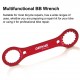 Aluminum Alloy Wrench tool Multifunctional BB Wrench Tool Portable Bicycle Repairs Tool DUB 25 24 Multifunctional Repairs Wrench Flat Tooth Aluminum Alloy Wrench tool Multifunctional BB Wrench Tool Portable Bicycle Repairs Tool DUB 25 24 Multifunctional Repairs Wrench Flat Tooth