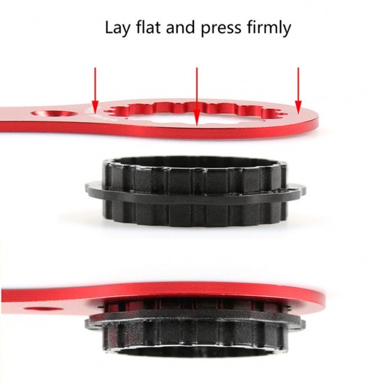 Aluminum Alloy Wrench tool Multifunctional BB Wrench Tool Portable Bicycle Repairs Tool DUB 25 24 Multifunctional Repairs Wrench Flat Tooth Aluminum Alloy Wrench tool Multifunctional BB Wrench Tool Portable Bicycle Repairs Tool DUB 25 24 Multifunctional Repairs Wrench Flat Tooth