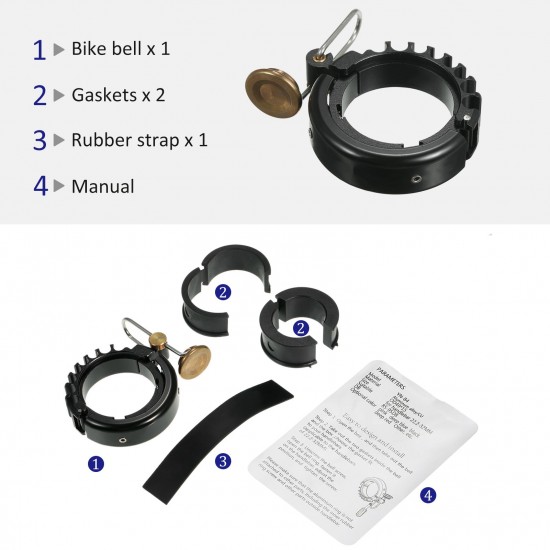 Bike Bell Mountain Road Bicycle Metal Horn Sound Alarm For Safety Cycling Handlebar Bike Alarm Ring Bike Accessories Bike Bell Mountain Road Bicycle Metal Horn Sound Alarm For Safety Cycling Handlebar Bike Alarm Ring Bike Accessories