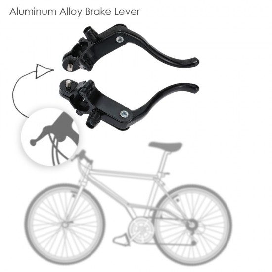 1 Pair Road Bicycle Bike Fixie Front & Rear Brake Levers Aluminum Alloy Brake Lever Set 1 Pair Road Bicycle Bike Fixie Front & Rear Brake Levers Aluminum Alloy Brake Lever Set