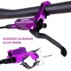 4-Piston MTB Hydraulic Bike Disc Brake Aluminum Front and Rear Caliper Bicycle Brakes for Road Bike Mountain Bike 4-Piston MTB Hydraulic Bike Disc Brake Aluminum Front and Rear Caliper Bicycle Brakes for Road Bike Mountain Bike