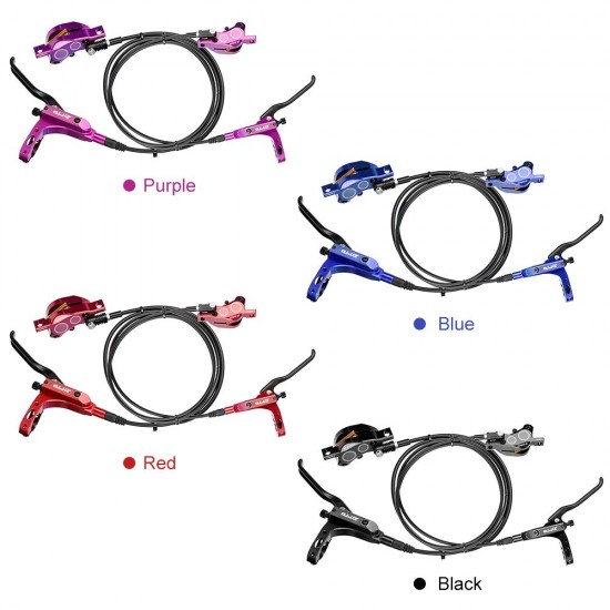 4-Piston MTB Hydraulic Bike Disc Brake Aluminum Front and Rear Caliper Bicycle Brakes for Road Bike Mountain Bike 4-Piston MTB Hydraulic Bike Disc Brake Aluminum Front and Rear Caliper Bicycle Brakes for Road Bike Mountain Bike