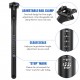 Bicycle Carbon Fiber Seat Post 27.2mm 400mm Cycling Seatpost 25mm Offset Adjustable Seatpost for Road Bicycles Mountain Bikes Bicycle Carbon Fiber Seat Post 27.2mm 400mm Cycling Seatpost 25mm Offset Adjustable Seatpost for Road Bicycles Mountain Bikes