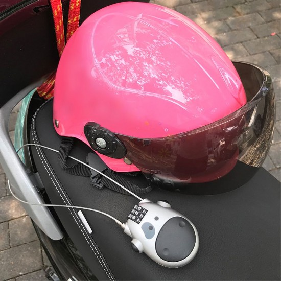 Motorcycle Helmet Lock Password Lock Telescopic Wire Rope Anti-theft Lock 3 Digit For Suitcase Helmet Luggage Toolbox Motorcycle Helmet Lock Password Lock Telescopic Wire Rope Anti-theft Lock 3 Digit For Suitcase Helmet Luggage Toolbox