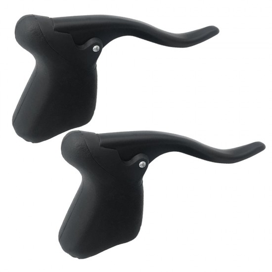 Lightweight Aluminum Bicycle Brake Handle MTB Mountain Bike Cycling Brake Levers Front & Rear Brake Levers Drop Handlebar Set Lightweight Aluminum Bicycle Brake Handle MTB Mountain Bike Cycling Brake Levers Front & Rear Brake Levers Drop Handlebar Set