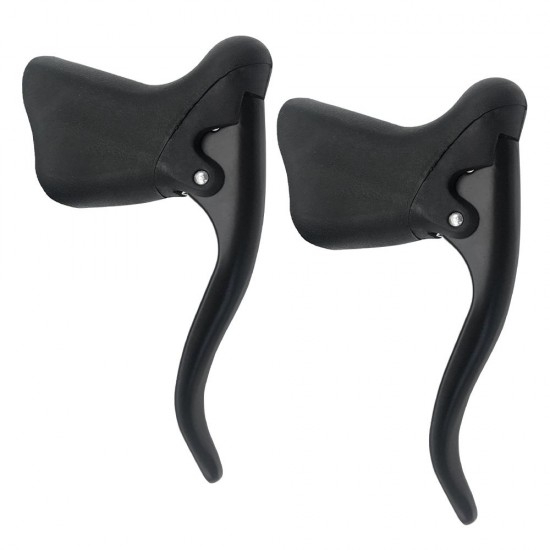 Lightweight Aluminum Bicycle Brake Handle MTB Mountain Bike Cycling Brake Levers Front & Rear Brake Levers Drop Handlebar Set Lightweight Aluminum Bicycle Brake Handle MTB Mountain Bike Cycling Brake Levers Front & Rear Brake Levers Drop Handlebar Set