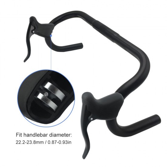 Lightweight Aluminum Bicycle Brake Handle MTB Mountain Bike Cycling Brake Levers Front & Rear Brake Levers Drop Handlebar Set Lightweight Aluminum Bicycle Brake Handle MTB Mountain Bike Cycling Brake Levers Front & Rear Brake Levers Drop Handlebar Set