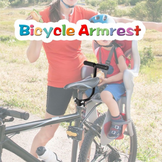 Bicycle Rear Seat Handle Grip Kids’ Safety Handle Grip Bikes Child Back Seat Armrest Bicycle Accessory Bicycle Rear Seat Handle Grip Kids’ Safety Handle Grip Bikes Child Back Seat Armrest Bicycle Accessory