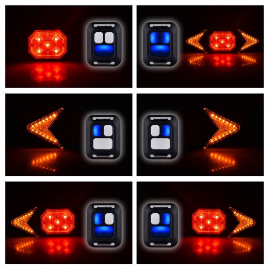 LED Turn Signal Bike Light USB Rechargeable Bicycle Tail Light with Direction Indicator Waterproof Cycling Safety Light Intelligent Remote Control Cycling Rear Bright Light Warning Lamp LED Turn Signal Bike Light USB Rechargeable Bicycle Tail Light with Direction Indicator Waterproof Cycling Safety Light Intelligent Remote Control Cycling Rear Bright Light Warning Lamp
