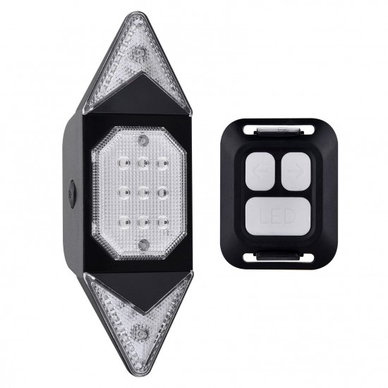 LED Turn Signal Bike Light USB Rechargeable Bicycle Tail Light with Direction Indicator Waterproof Cycling Safety Light Intelligent Remote Control Cycling Rear Bright Light Warning Lamp LED Turn Signal Bike Light USB Rechargeable Bicycle Tail Light with Direction Indicator Waterproof Cycling Safety Light Intelligent Remote Control Cycling Rear Bright Light Warning Lamp