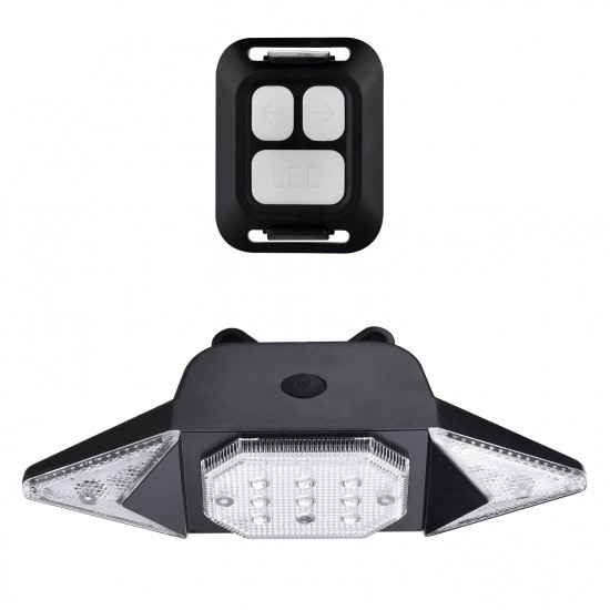 LED Turn Signal Bike Light USB Rechargeable Bicycle Tail Light with Direction Indicator Waterproof Cycling Safety Light Intelligent Remote Control Cycling Rear Bright Light Warning Lamp LED Turn Signal Bike Light USB Rechargeable Bicycle Tail Light with Direction Indicator Waterproof Cycling Safety Light Intelligent Remote Control Cycling Rear Bright Light Warning Lamp