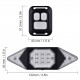 LED Turn Signal Bike Light USB Rechargeable Bicycle Tail Light with Direction Indicator Waterproof Cycling Safety Light Intelligent Remote Control Cycling Rear Bright Light Warning Lamp LED Turn Signal Bike Light USB Rechargeable Bicycle Tail Light with Direction Indicator Waterproof Cycling Safety Light Intelligent Remote Control Cycling Rear Bright Light Warning Lamp