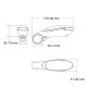 Bike Handlebar End Grips 2pcs Bicycle Bar Ends Handle Grips with Turn Lights for Mountain Bikes Bike Handlebar End Grips 2pcs Bicycle Bar Ends Handle Grips with Turn Lights for Mountain Bikes