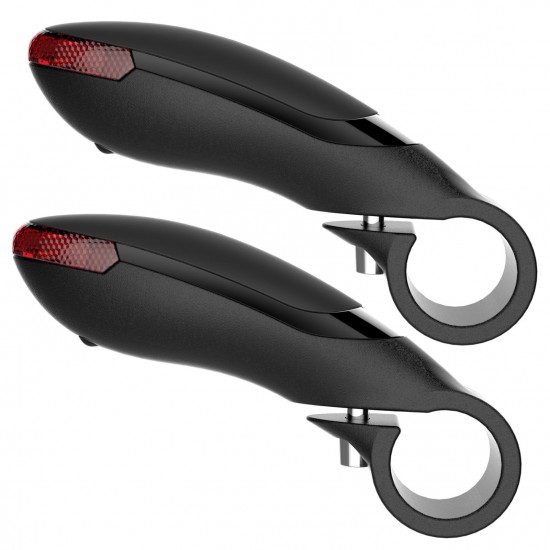 Bike Handlebar End Grips 2pcs Bicycle Bar Ends Handle Grips with Turn Lights for Mountain Bikes Bike Handlebar End Grips 2pcs Bicycle Bar Ends Handle Grips with Turn Lights for Mountain Bikes
