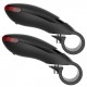 Bike Handlebar End Grips 2pcs Bicycle Bar Ends Handle Grips with Turn Lights for Mountain Bikes Bike Handlebar End Grips 2pcs Bicycle Bar Ends Handle Grips with Turn Lights for Mountain Bikes