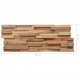3D Wall Cladding Panels 10 pcs 1.08 m² Solid Teak Wood 3D Wall Cladding Panels 10 pcs 1.08 m² Solid Teak Wood