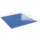 Mosaic Tiles 11 pcs Blue 30x30 cm Glass Mosaic Tiles 11 pcs Blue 30x30 cm Glass