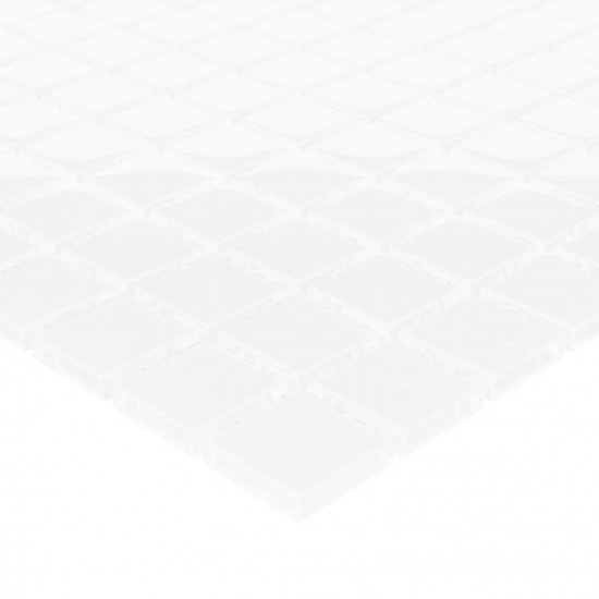 Mosaic Tiles 22 pcs White 30x30 cm Glass Mosaic Tiles 22 pcs White 30x30 cm Glass
