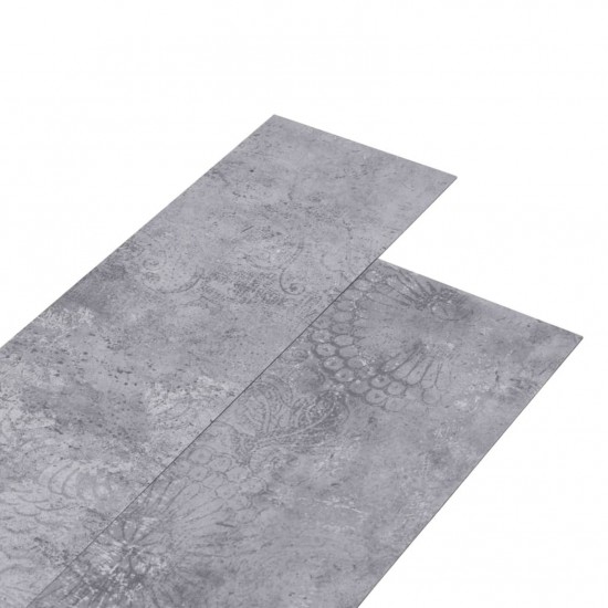 Self-adhesive PVC Flooring Planks 5.21 m? 2 mm Cement Grey Self-adhesive PVC Flooring Planks 5.21 m? 2 mm Cement Grey