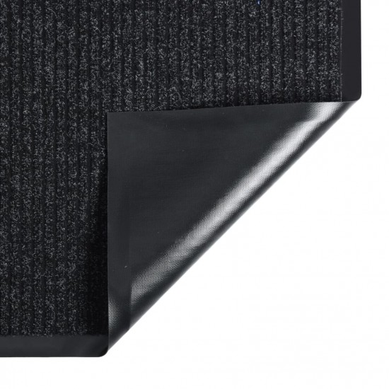 Doormat Striped Anthracite 60x80 cm Doormat Striped Anthracite 60x80 cm