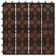 11 pcs Decking Tiles Deep Embossed WPC 30x30cm 1sqm Light Brown 11 pcs Decking Tiles Deep Embossed WPC 30x30cm 1sqm Light Brown